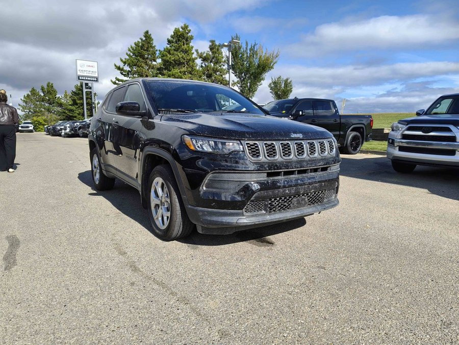 2025 Jeep Compass Sport 2.0T 4X4 | Heated Seats Black