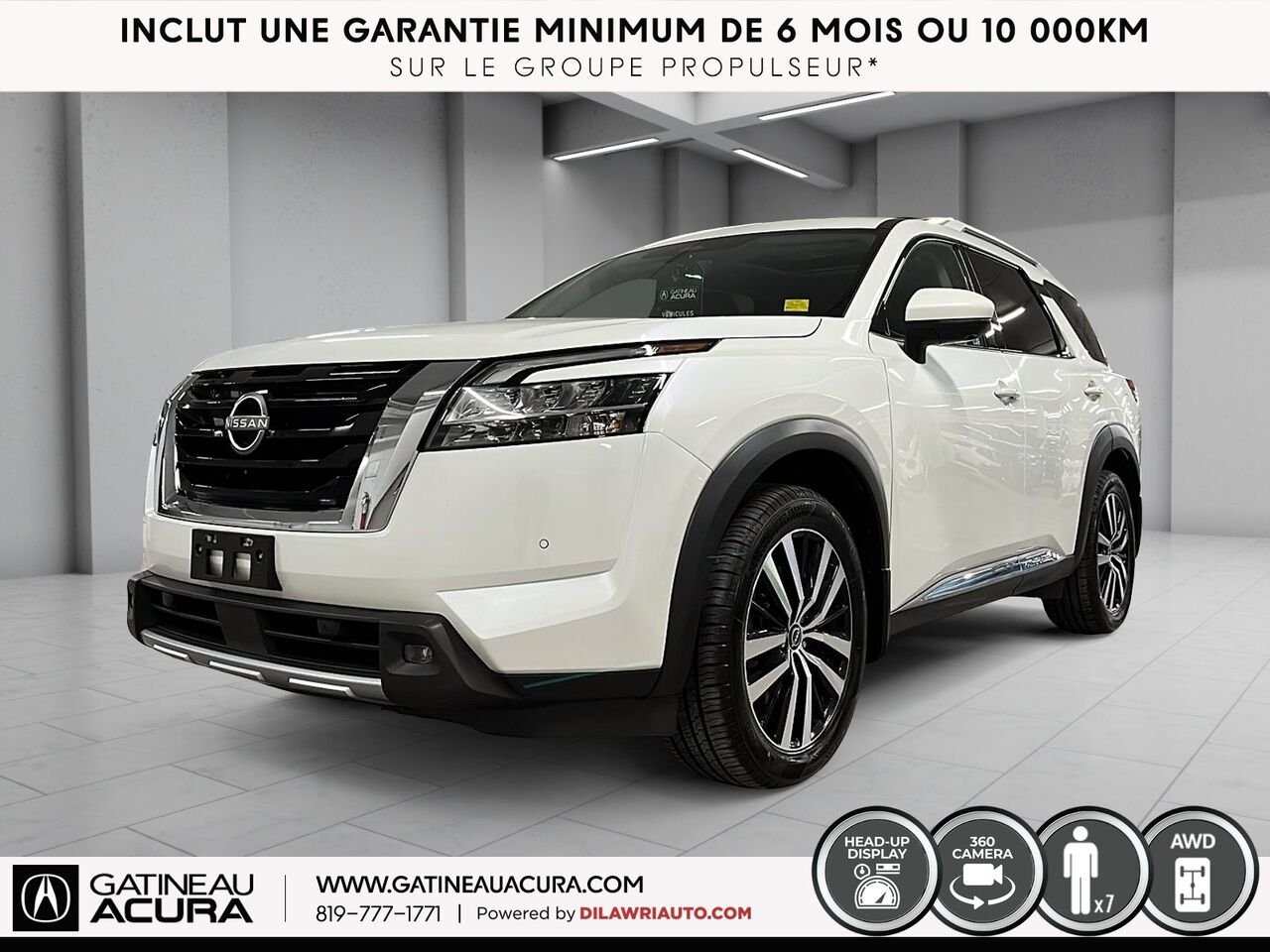 Nissan Pathfinder Platinum 4WD 2023 Blanc Ottawa & Gatineau - photo #0