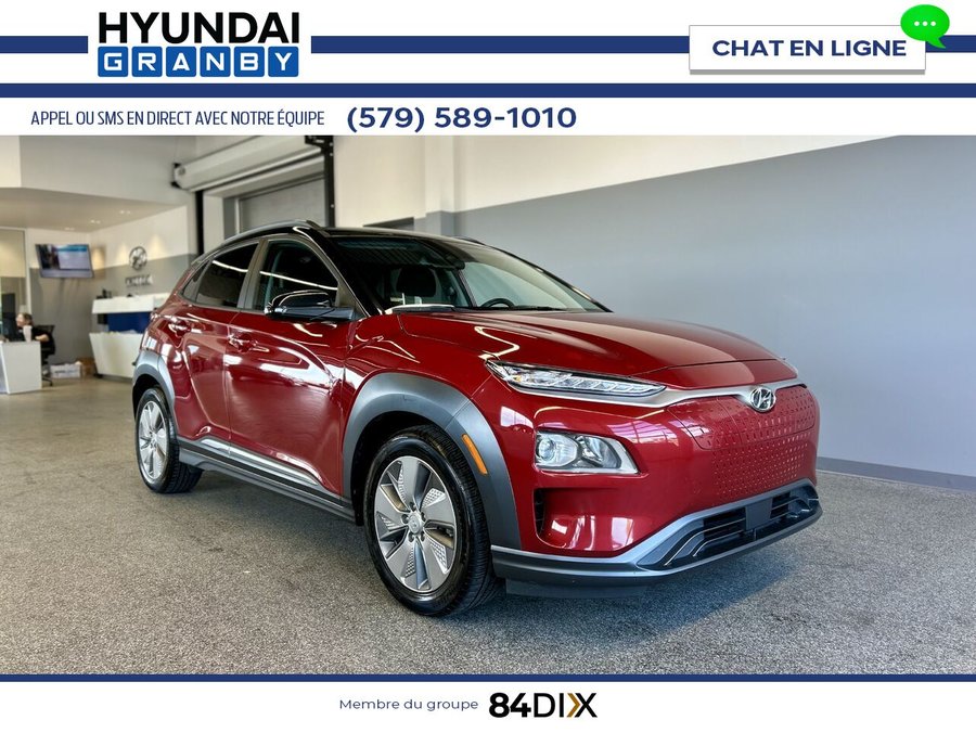 Hyundai Kona électrique Preferred 2021 Rouge
