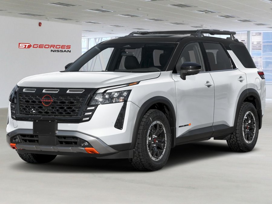 2026 NISSAN Pathfinder 2026 Everest While Pearl Tricoat/Super Black