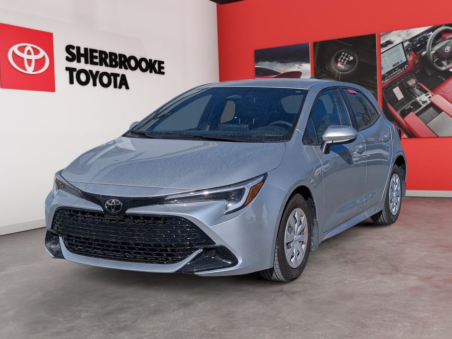 Toyota Corolla à hayon BASE/BLUETOOTH/CLIMATISATION/RÉGULATEUR DE VITESSE/VITRES ÉLECTRIQUES 2025 Argent