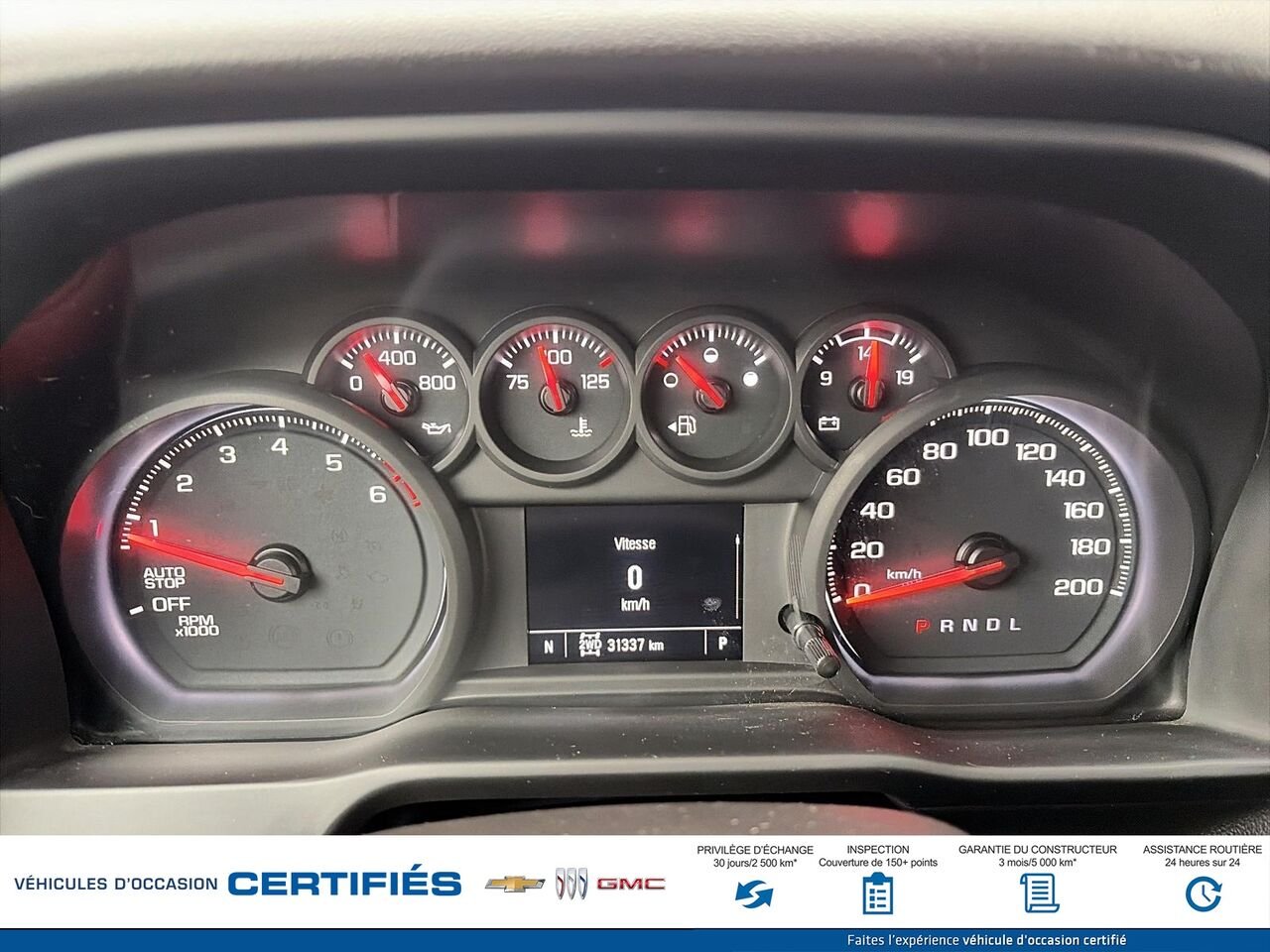 2023 CHEVROLET SILVERADO Custom cabine multiplace 4RM 157 po Red Montmagny - photo #12