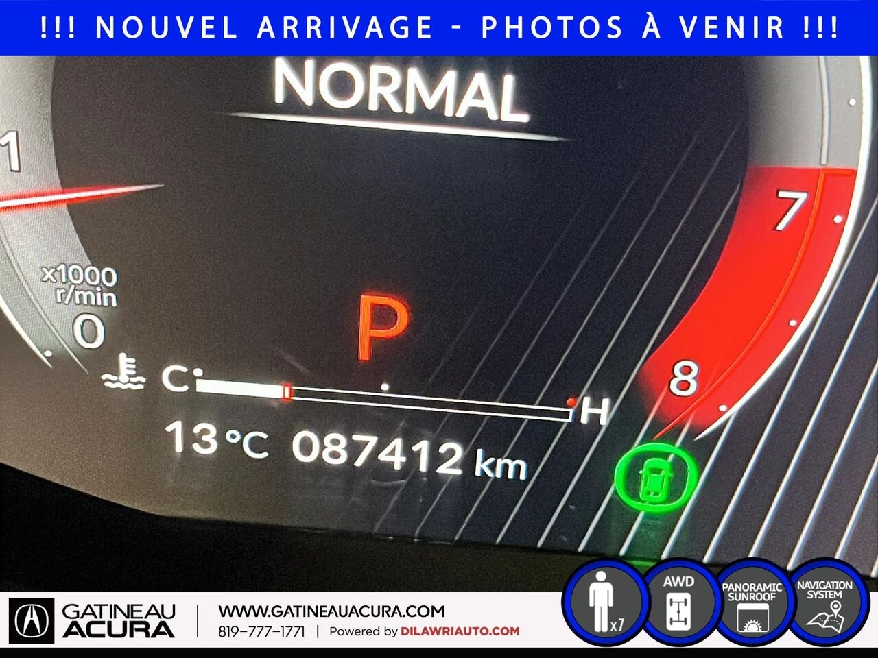 2022 Acura MDX A-Spec SH-AWD Black Gatineau - photo #11