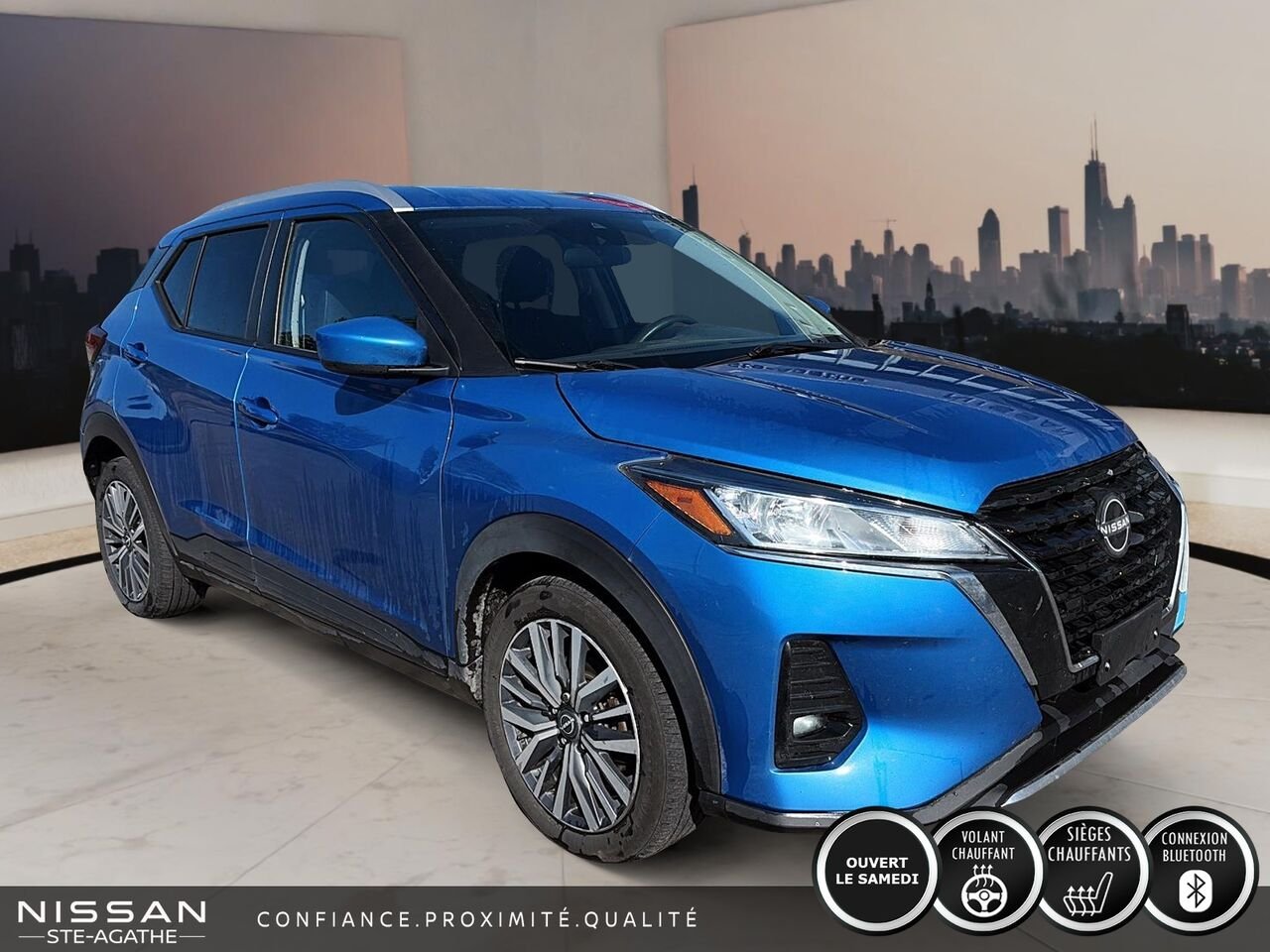 Nissan Kicks 2024 Bleu Ste-Agathe des Monts - photo #2
