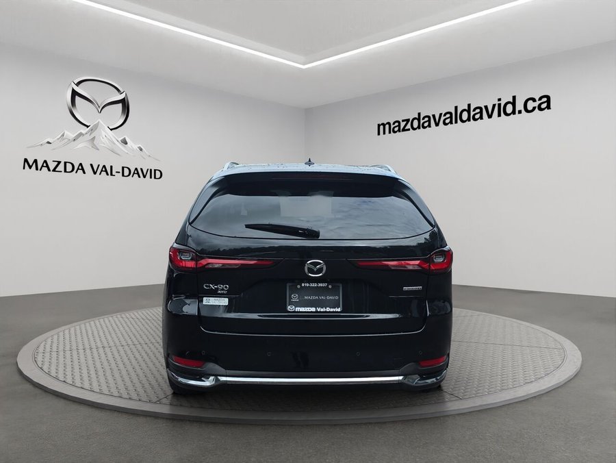 Mazda CX-90 hybride léger GT TI, 7PASSAGERS, SIEGE CHAUFFANTS AVANT ET ARRIÈRE, TOIT PANORAMIQUE 2025 Noir