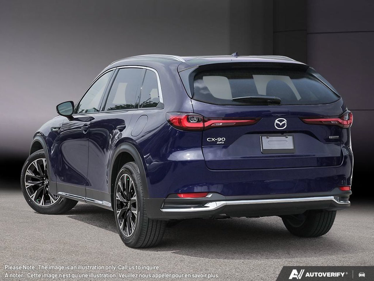 2026 Mazda CX-90 PHEV JM3KKDHA3T1386247 Deep Crystal Blue Mica Mirabel - photo #3