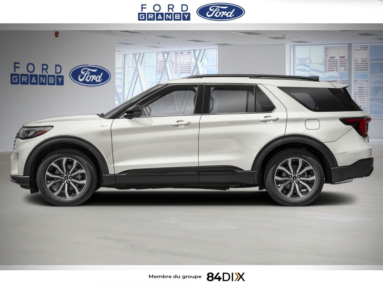 Ford Explorer 2026 Blanc astral métallisé trois couches Granby - photo #2
