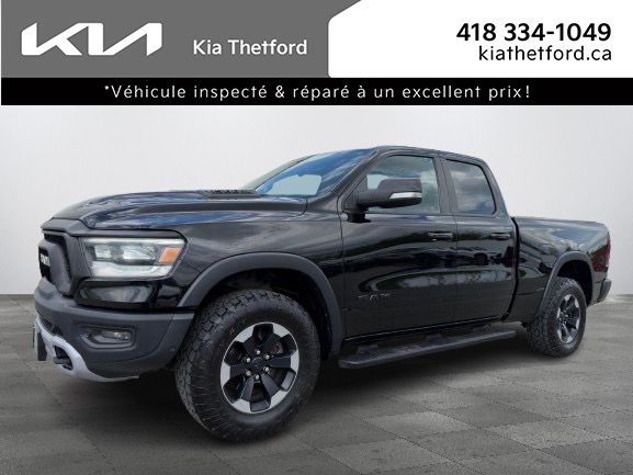 Black 2019 RAM 1500 Pickup Truck Four-Wheel Drive Automatic