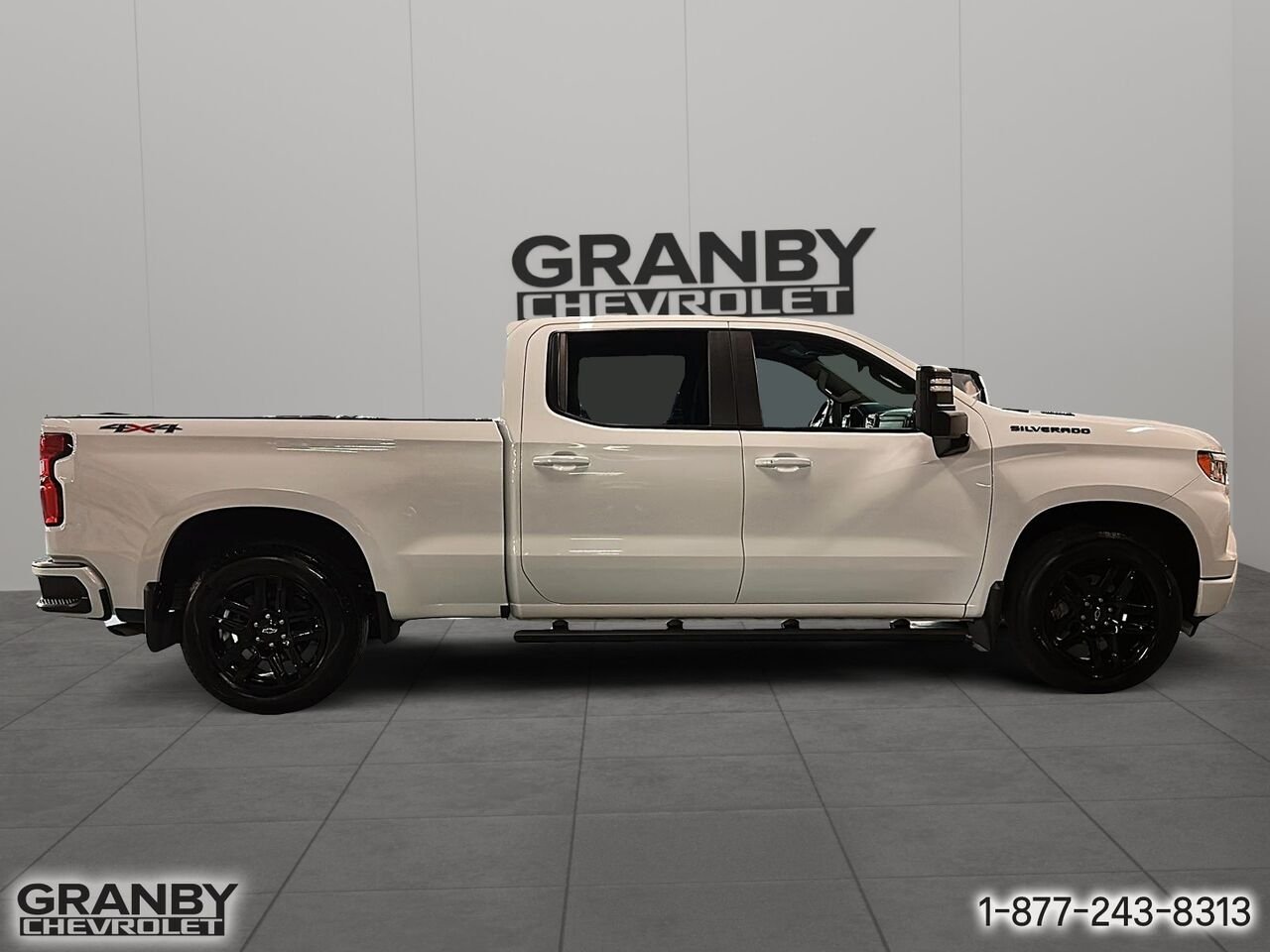 Chevrolet Silverado 1500 RST crewcab diesel boite 6.6 | G3547 2022 Blanc Granby - photo #3