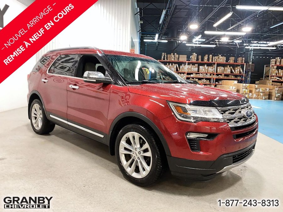 Ford Explorer XLT, quatre roues motrices 2018 Rouge
