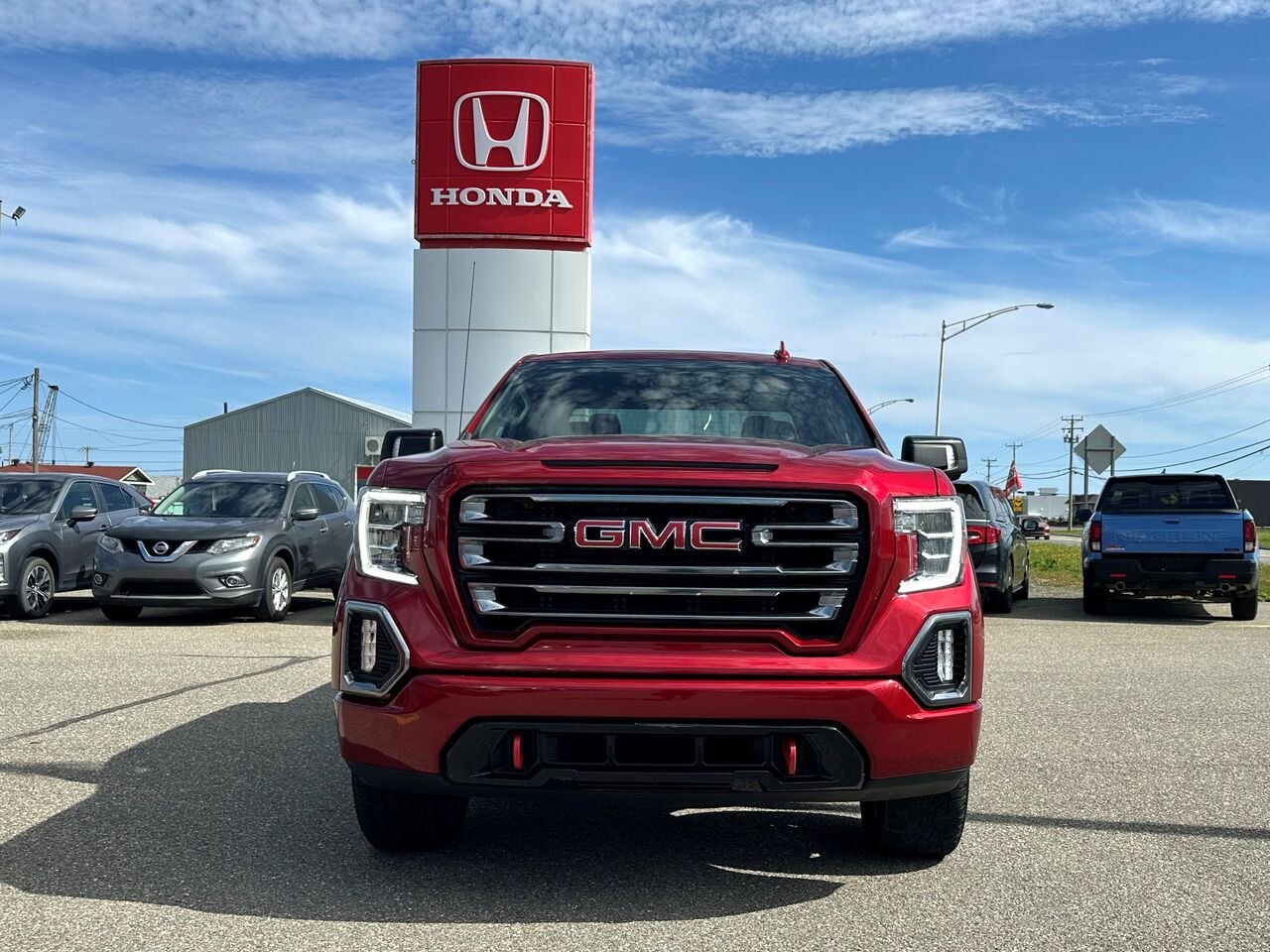 2021 GMC SIERRA K1500 AT4 SIERRA K1500 AT4 Red Matane - photo #8