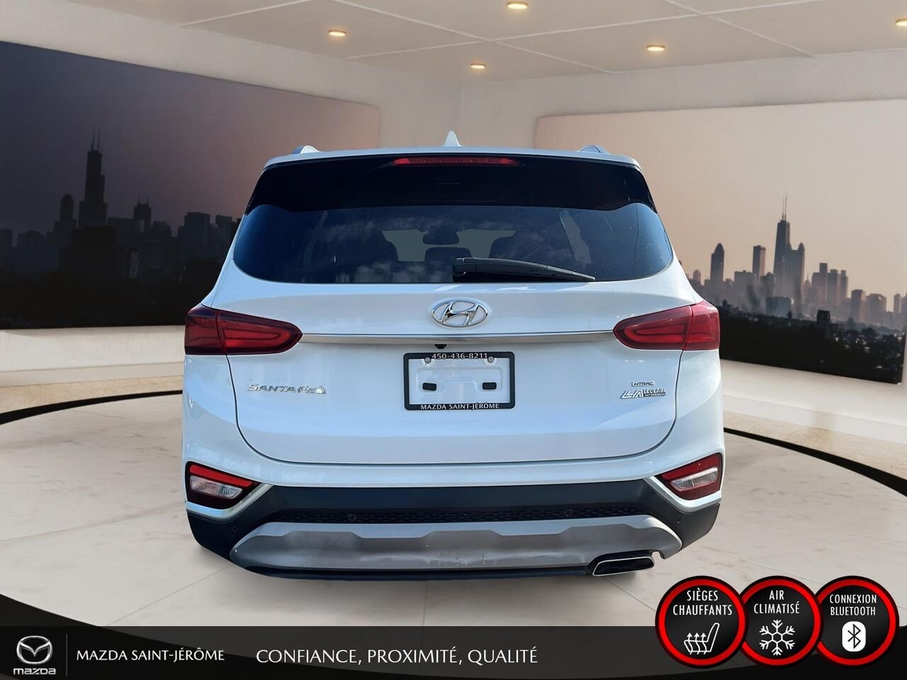 Hyundai Santa Fe 2019 Blanc Ste-Agathe des Monts - photo #6