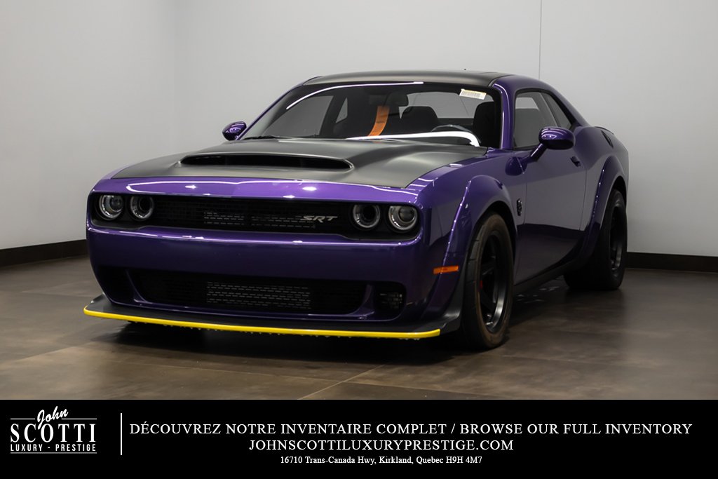 Dodge Challenger SRT Demon RWD | Crate included & Sunroof Option 2018 Mauve Kirkland - photo #0