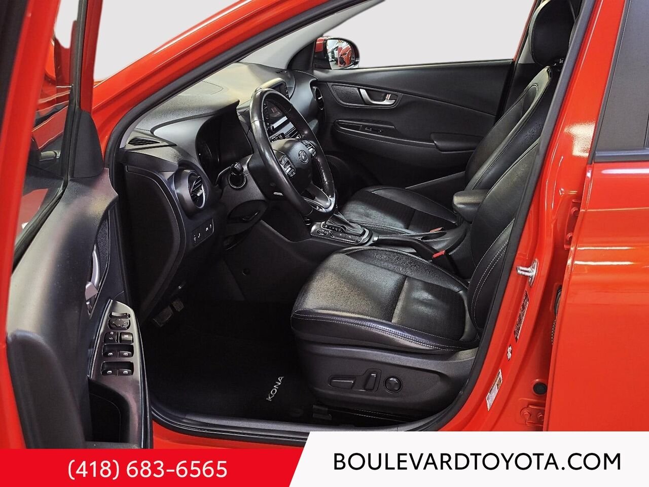 2020 Hyundai KONA 100574A-91 | 2.0L LUXE, AWD Orange Québec - photo #8
