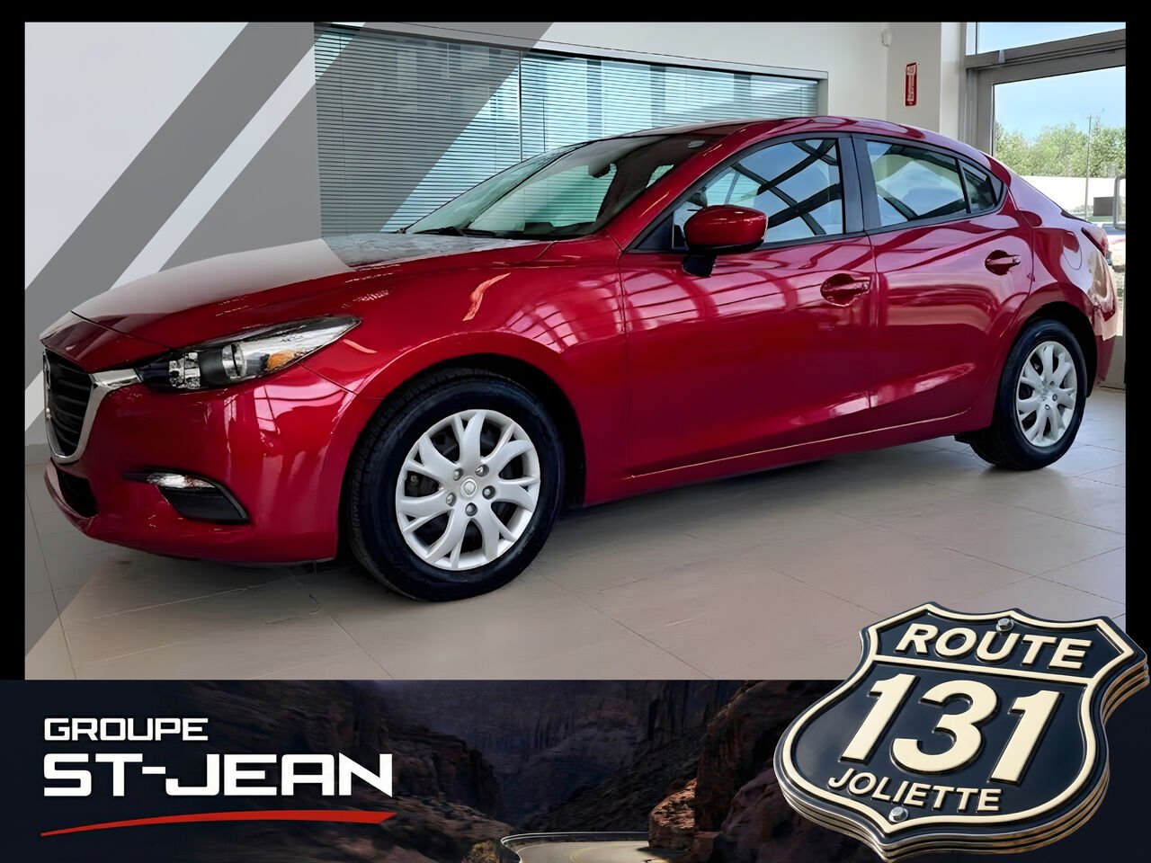 2018 Mazda Mazda3 Red Notre-Dame-des-Prairies - photo #0