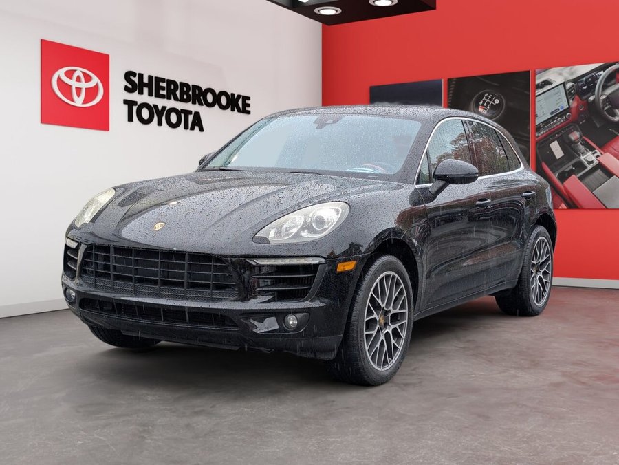 2017 Porsche Macan S/AWD/SIÈGES EN CUIR ET CHAUFFANTS/TOIT OUVRANT PANORAMIQUE/BLUETOOTH/AC BIZONE Black