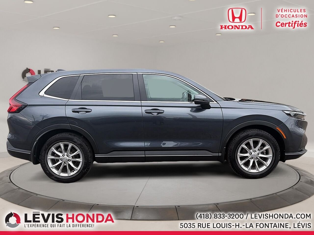 Honda CR-V EX-L AWD EX-L Traction Intégrale 2023 Gris Lévis - photo #6