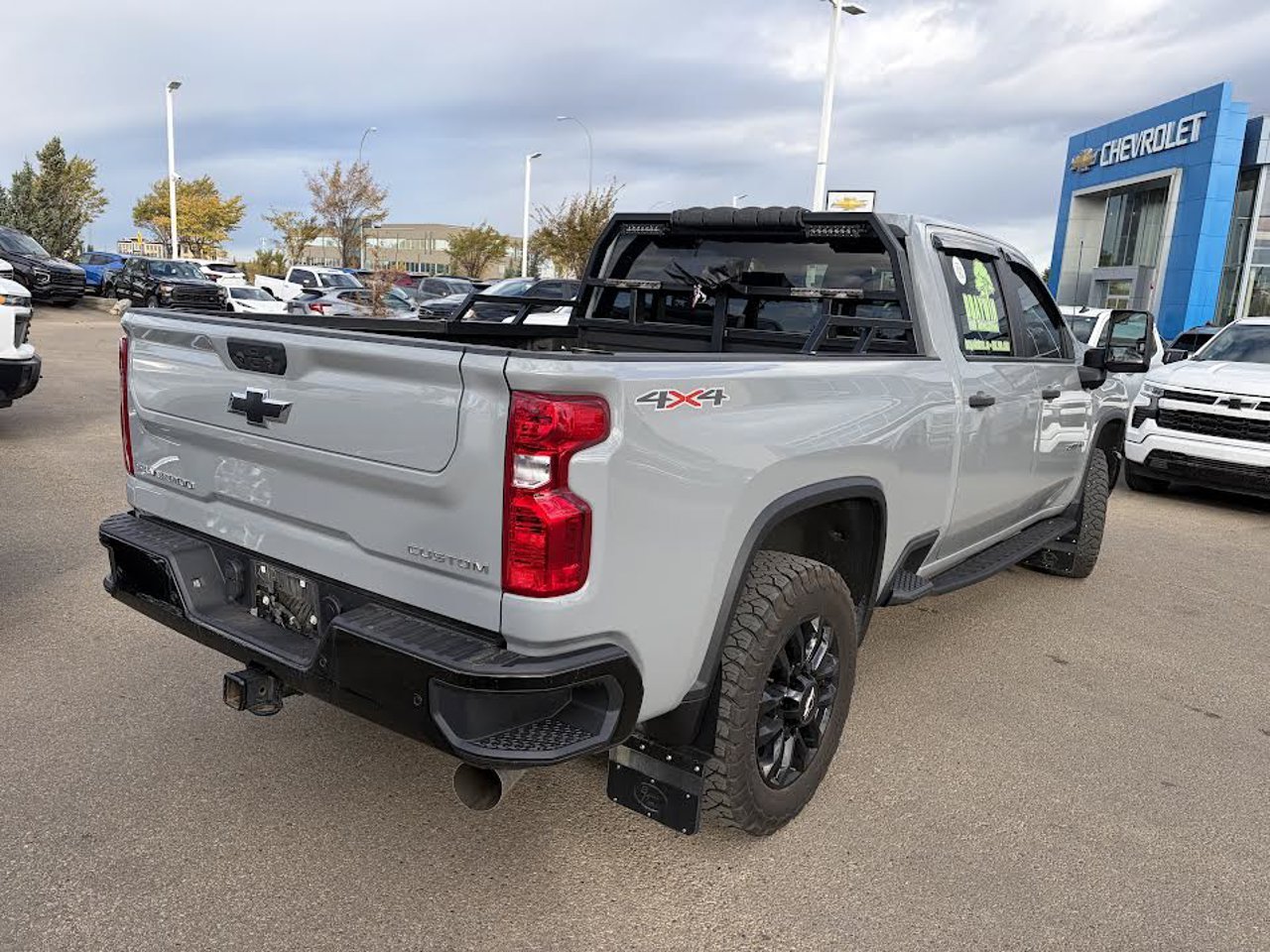 2025 Chevrolet Silverado 2500HD 4WD Crew Cab 159 Custom Grey Sherwood Park - photo #4