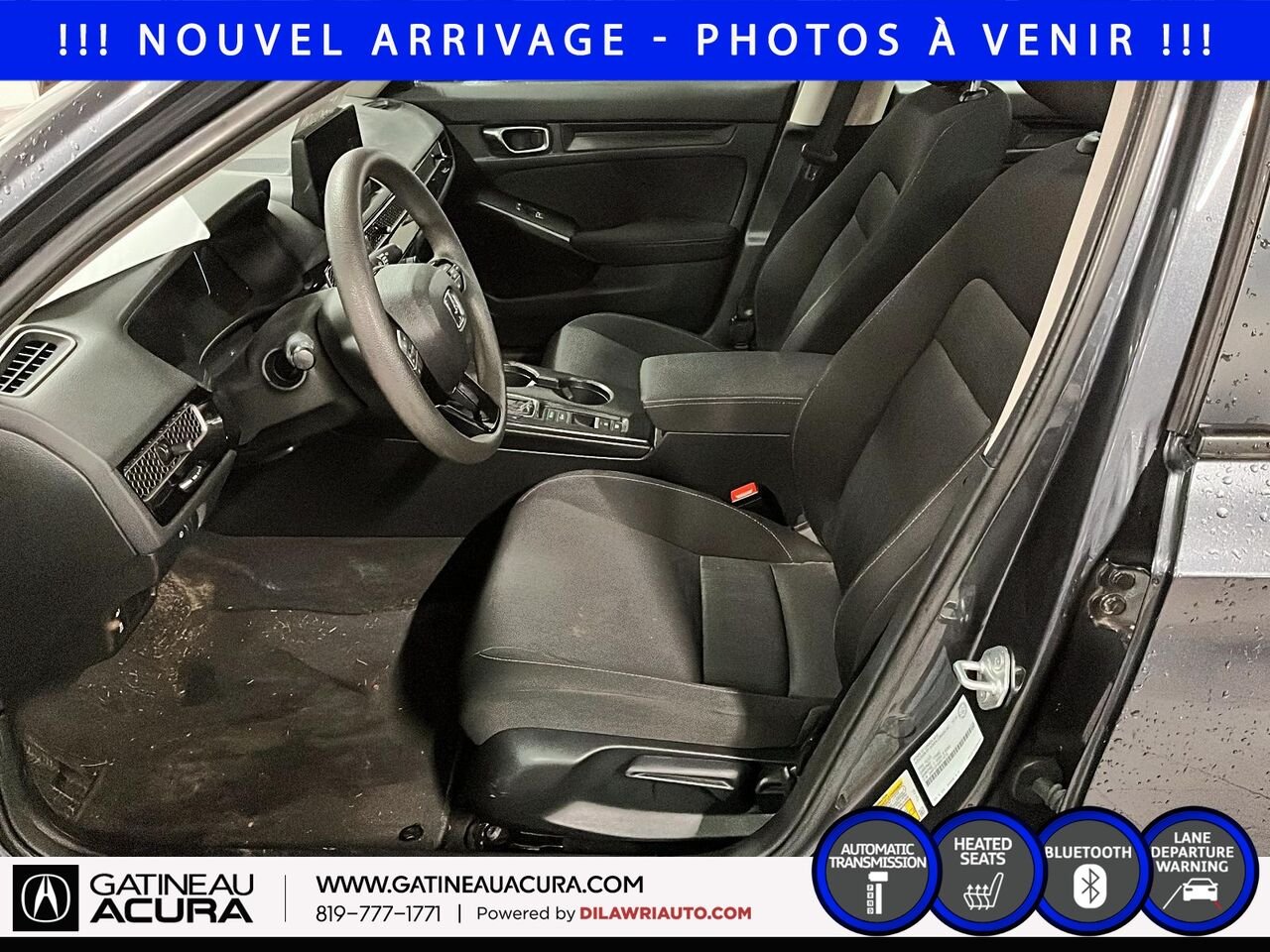 Honda Civic LX 2024 Gris Gatineau - photo #8