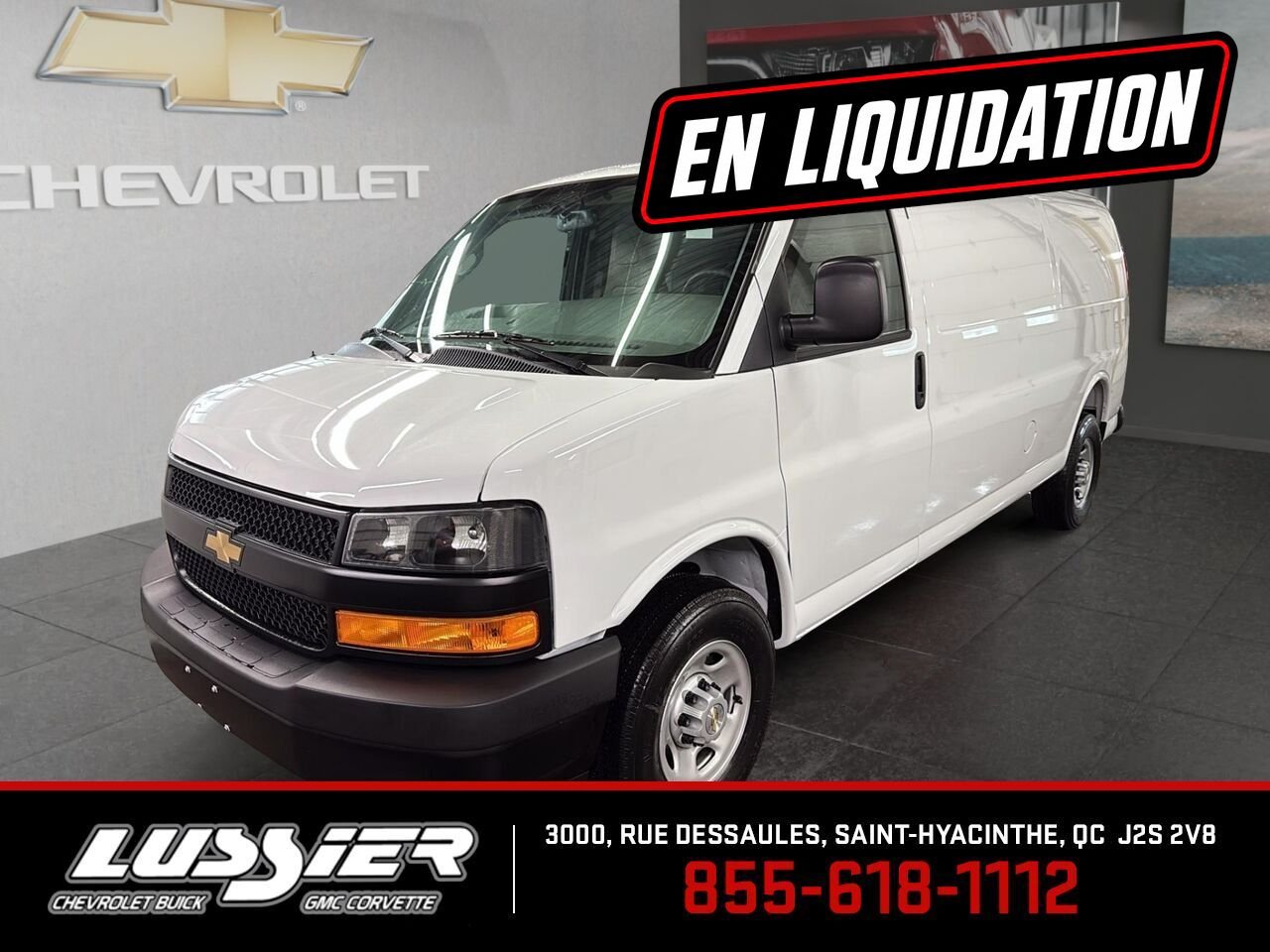 Chevrolet Fourgonnette Express utilitaire Traction arrière 2500 155 po 2026 BLANC SOMMET Saint-Hyacinthe - photo #0