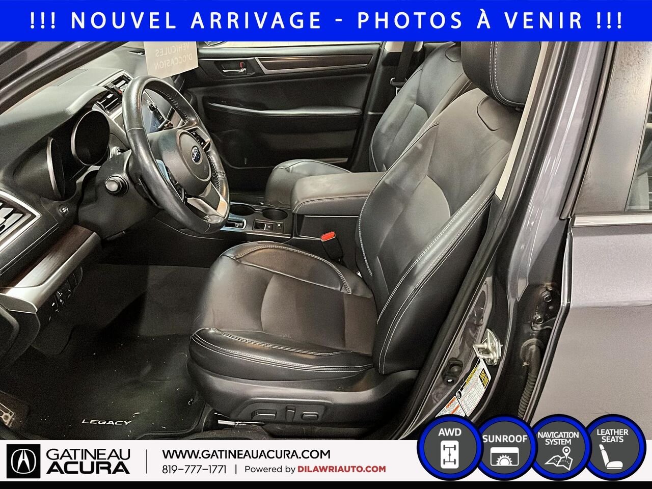 2019 Subaru Legacy 2.5i Limited AWD Grey Gatineau - photo #9