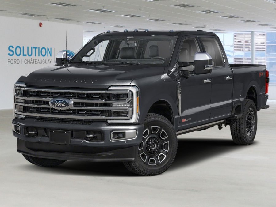 2027 Ford SUPER DUTY F-250 SRW Platinum cabine 6 places 4RM caisse de 8 pi Black