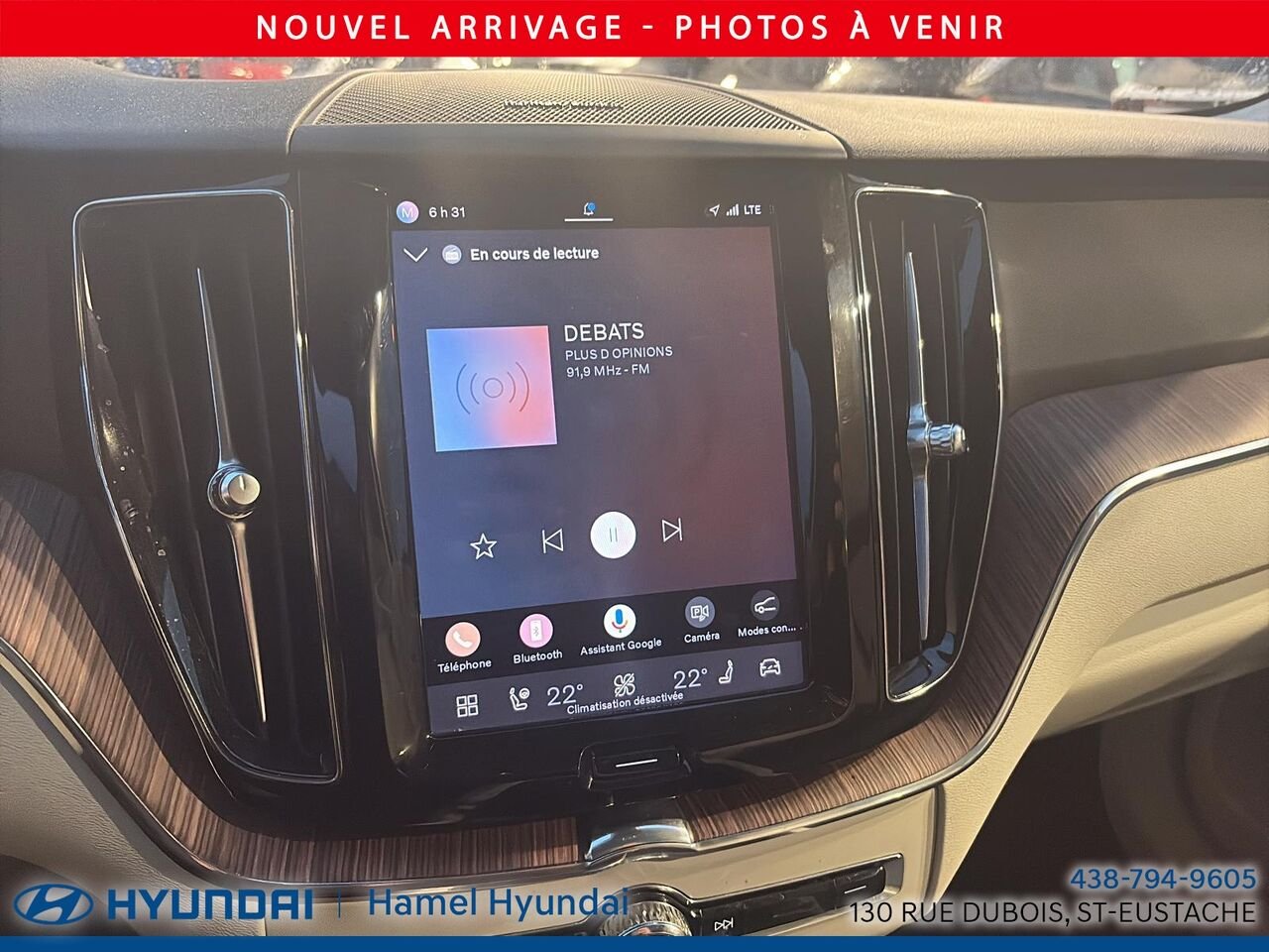 Volvo XC60 2022 Gris Saint-Eustache - photo #7