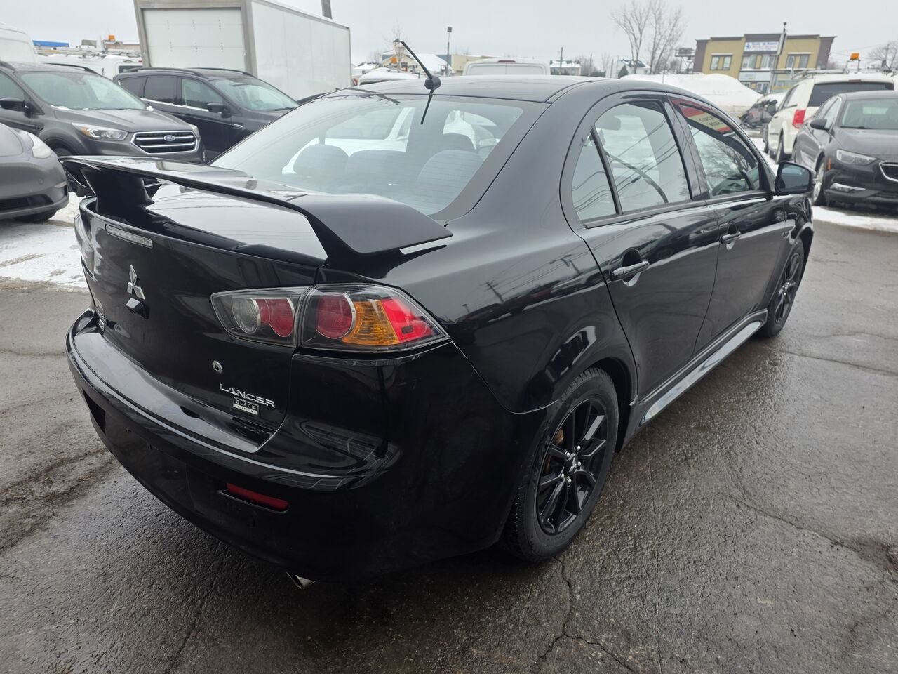 2017 Mitsubishi Lancer Black  - photo #5