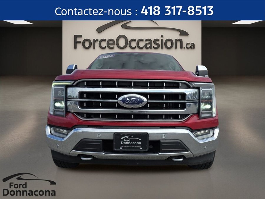 Ford F-150 LARIAT cabine SUPERCREW 4x4 caisse de 6,5 pi - CUIR - V8 - TOIT PANO - SIÈGES VENTILÉS - 2022 Rouge