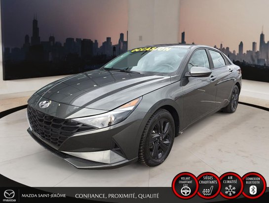 2023 Hyundai Elantra PREFERRED | SIÈGES CHAUFFANTS | CAMÉRA DE RECUL | VOLANT CHAUFFANT Grey