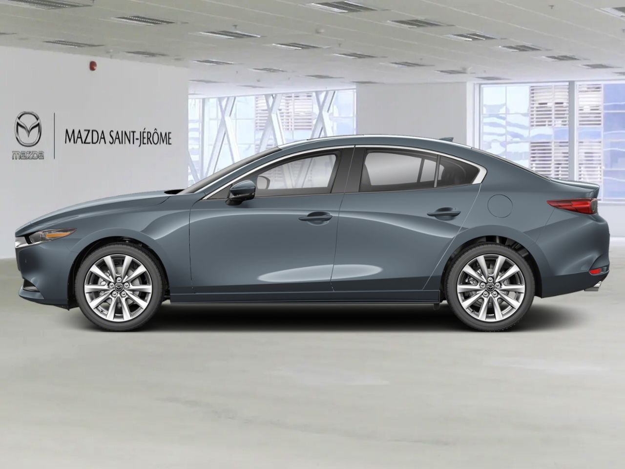 MAZDA Mazda3 GT TI i-ACTIV | TOIT OUVRANT | CUIR | CARPLAY SANS FIL | VOLANT CHAUFFANT | DÉMARRAGE À DISTANCE 2026 Gris polymétal métallisé Saint-Jérôme - photo #1