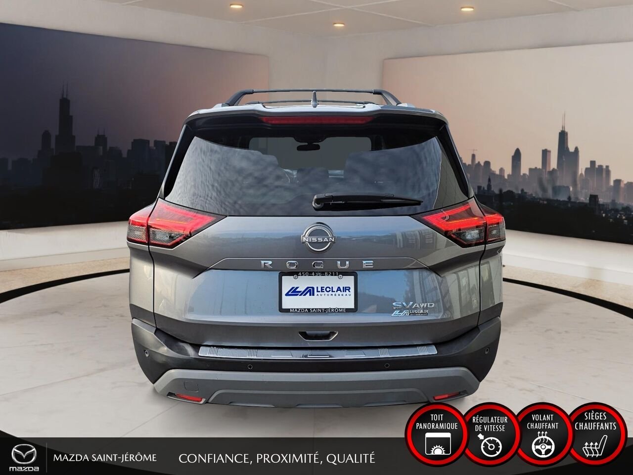 2023 Nissan Rogue Grey Ste-Agathe des Monts - photo #6