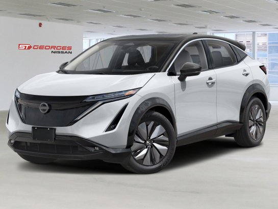 2026 NISSAN ARIYA 2026 Everest White Pearl Tricoat/Black Diamond Pearl
