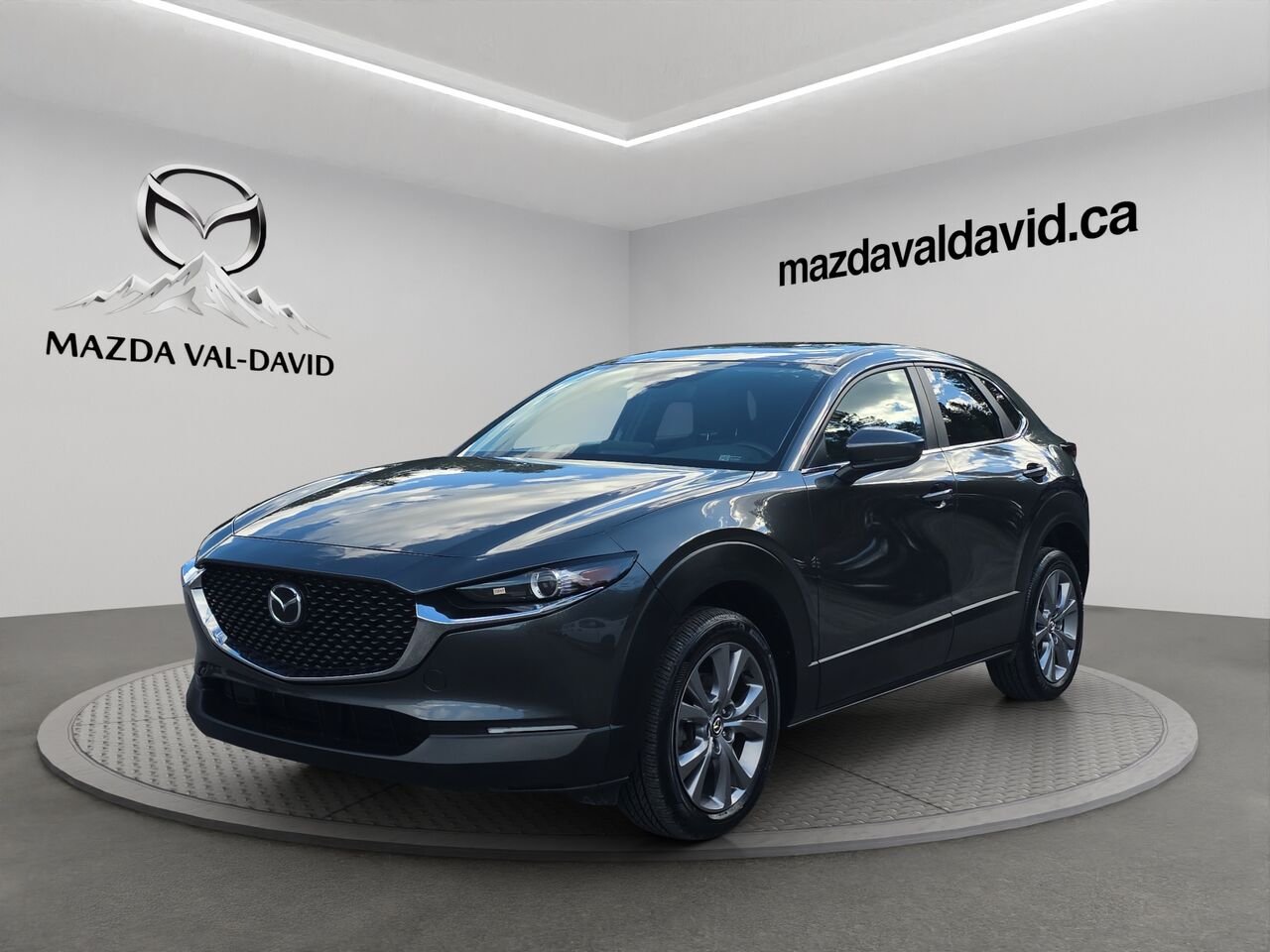 Mazda CX-30 GS TI, COMMANDE AUDIO AU VOLANT, VOLANT CHAUFFANT 2023 Gris Val-David - photo #0