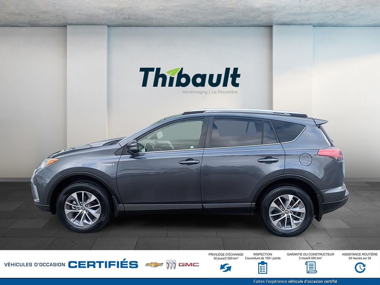 TOYOTA RAV4 HV LE LE+ hybride TI 2018 Gris Montmagny - photo #4