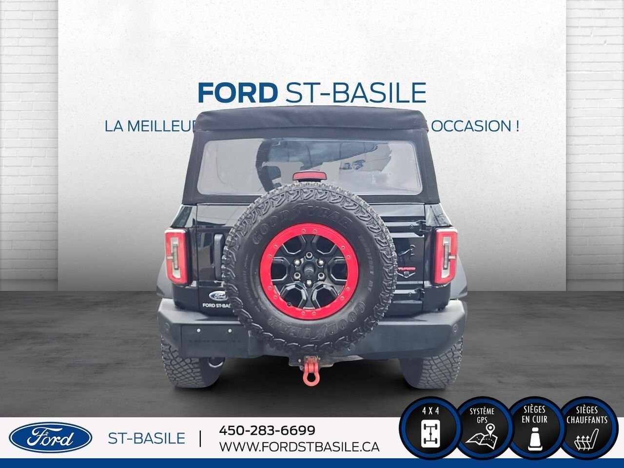 2022 Ford BRONCO Black Saint-Basile-le-Grand - photo #6