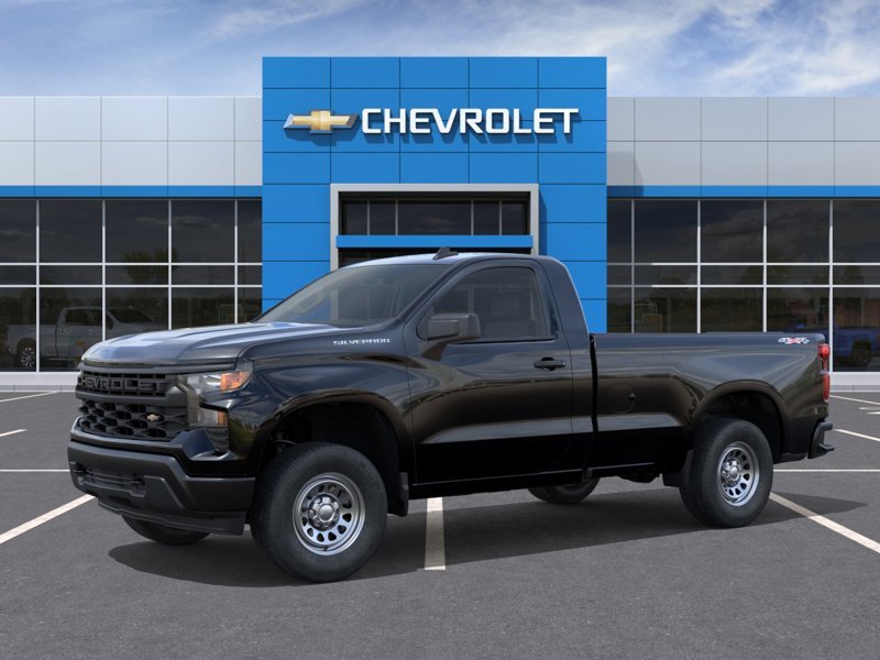 2026 CHEVROLET Silverado 1500 WT cabine classique 4RM 140 po BLACK