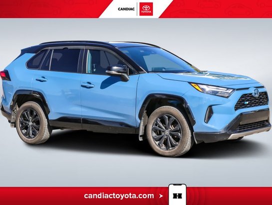 2022 Toyota Rav 4 Hybrid XSE AWD-VOLANT CHAUF-TOIT OUVRANT-MAGS Blue