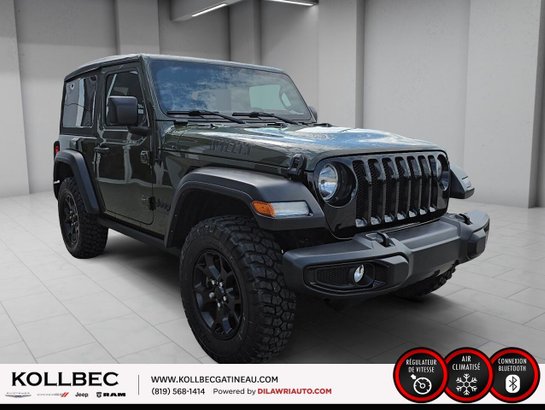 JEEP WRANGLER *** UN PROPRIO + CLEAN CARFAX *** 2023 Vert