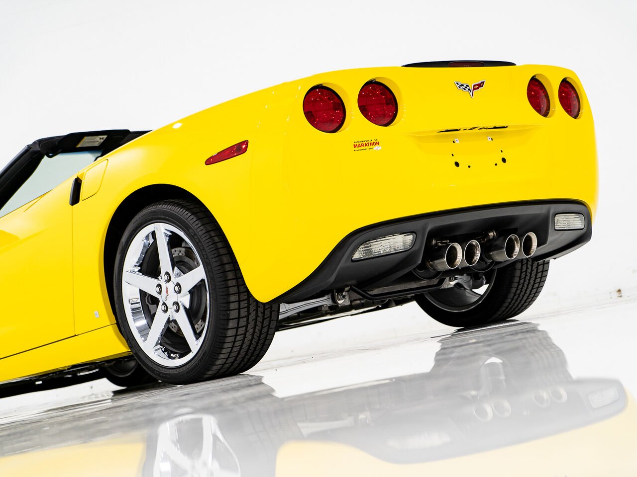 Chevrolet Corvette With only 900km (563mi) From new with window sticker 2008 Jaune Kirkland - photo #21