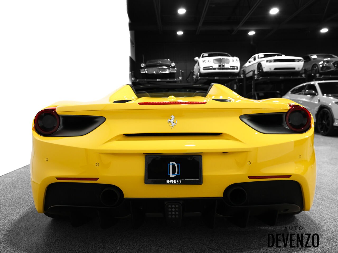 2019 Ferrari 488 Spider Yellow Saint-Eustache - photo #3
