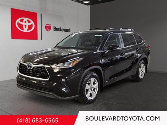 Toyota Highlander LE, HYBRIDE, AWD 2023 Noir