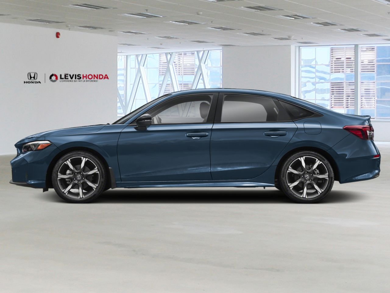 2026 HONDA Civic Sedan Hybrid Sport Touring eCVT Blue Lagoon Pearl Lévis - photo #2