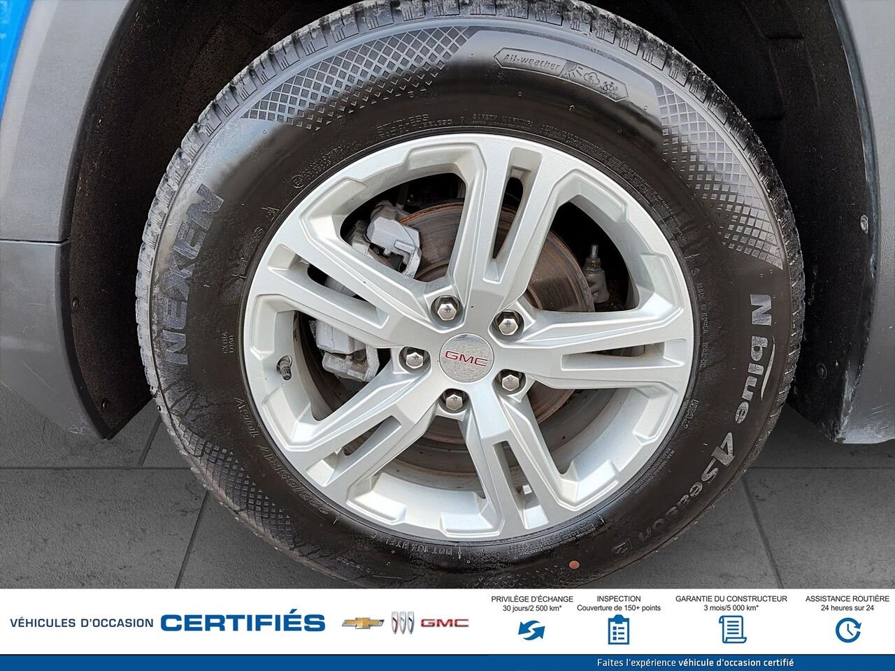 GMC TERRAIN Traction intégrale, 4 portes SLE 2024 Bleu Montmagny - photo #6