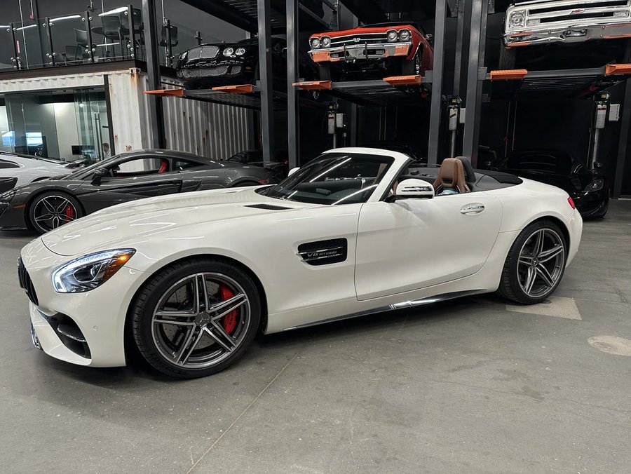 2018 Mercedes-Benz AMG GT C | Exclusive Saddle Brown Diamond Stitched Nappa Leather White