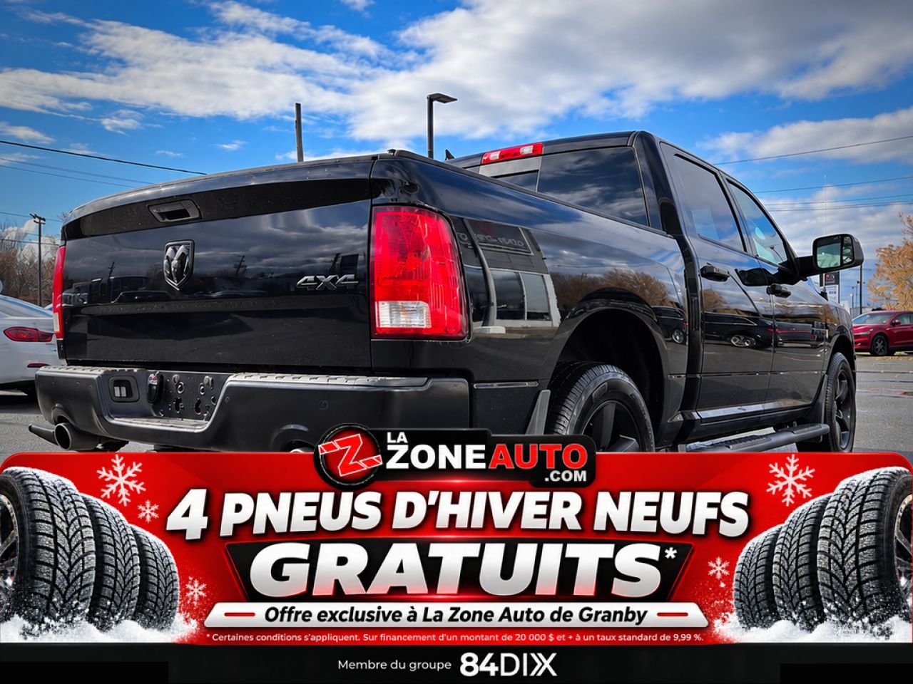Ram 1500 Ecodiesel SLT 2019 Noir Granby - photo #6