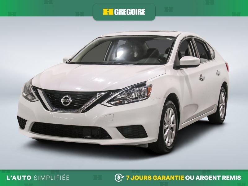 2019 Nissan Sentra SV AUTO AC TOIT MAGS CAM RECUL BLEUTOOTH White
