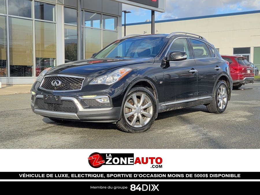 INFINITI QX50 Moteur V6 3.7L 325 chevaux + Traction intégrale 2017 Noir