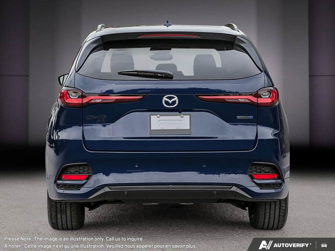 Mazda CX-70 hybride rechargeable JM3KJDHA2T1214049 2026 Bleu cristal foncé mica Mirabel - photo #4