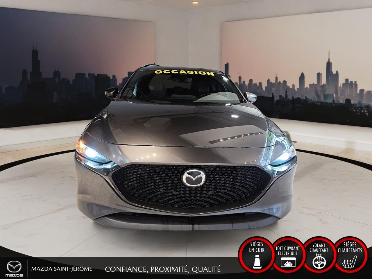 2022 Mazda Mazda3 Sport Grey Sainte-Agathe-des-Monts - photo #2